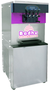 maquina para Frozen Yogurt Helado Soft 2 sabores 3 Grifos